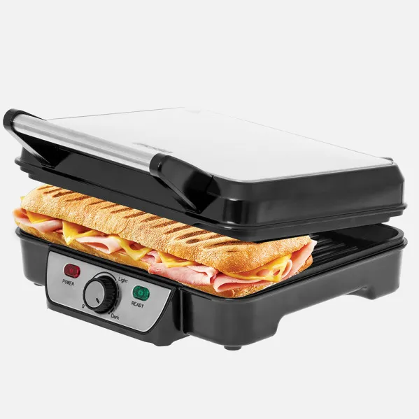 Grill Parrilla Electrica 2500w Reg.temperatura,antiadherente, Indicador Luminoso C/bandeja Goteo,espatula