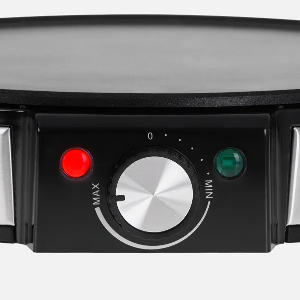 Crepera Antiadherente 1600w 30d C/accesorios  Para Untar Y Volear Tortitas/tortillas