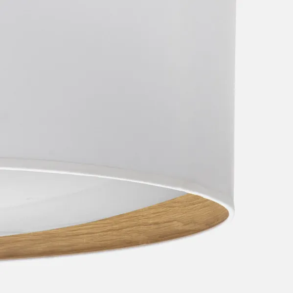 Ceiling light 96w Tania White/wood Clara 14x60x60 Cm 7488lm 3000k,4000k,6500k