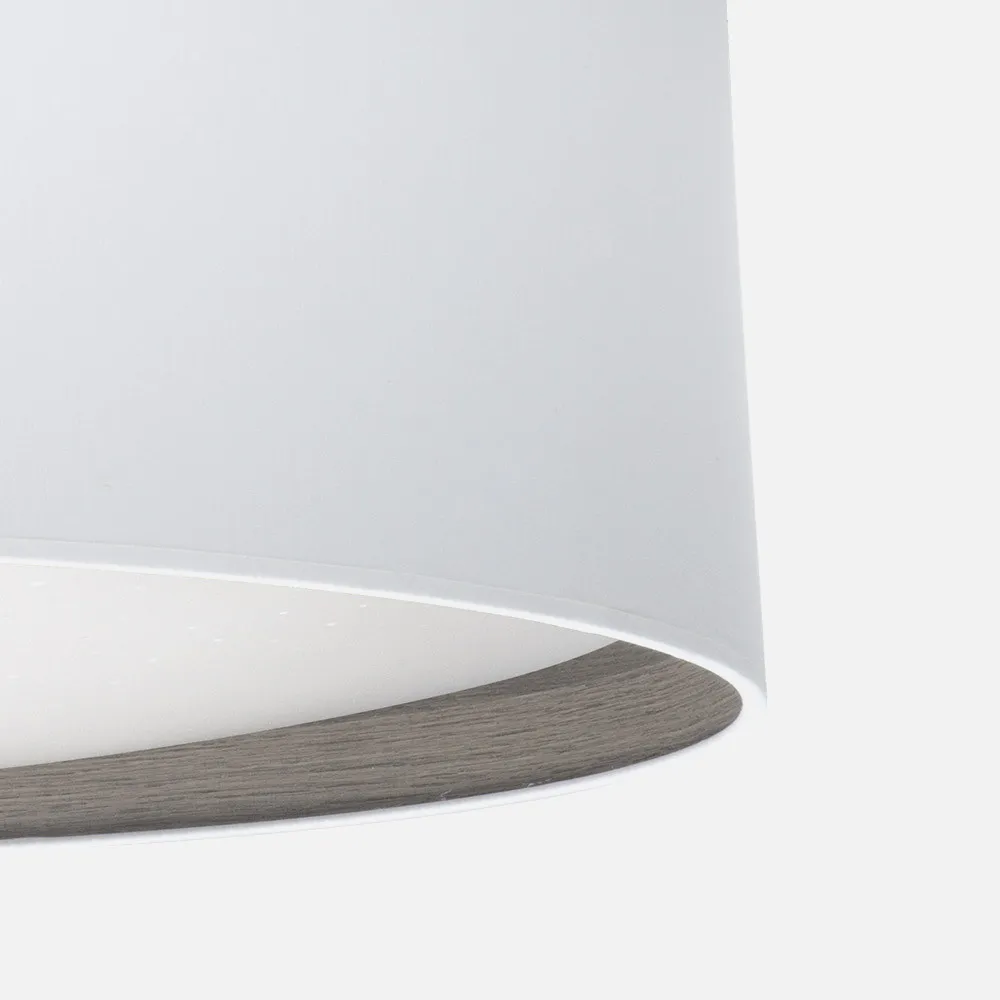 Plafon 72w Tatiana Blanco/mad.Gris 3000-4000-6500k 14x50x50 Cm 5616lm