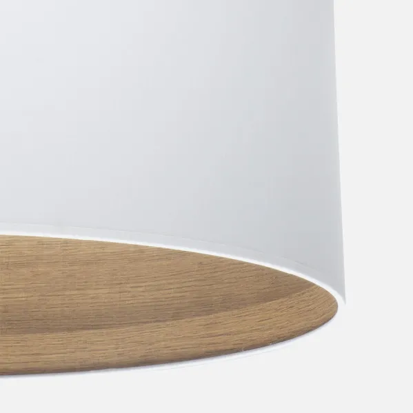 Table lamp Tatiana 1xe27 Nickel/white-mad.Clara 63x30x30 Cm