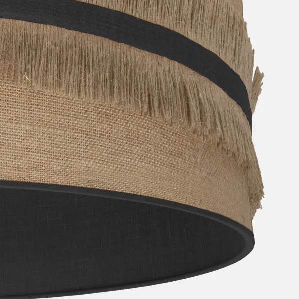 Table lamp Big Natalia 1xe27 Black/take-black 62x30x30 Cm