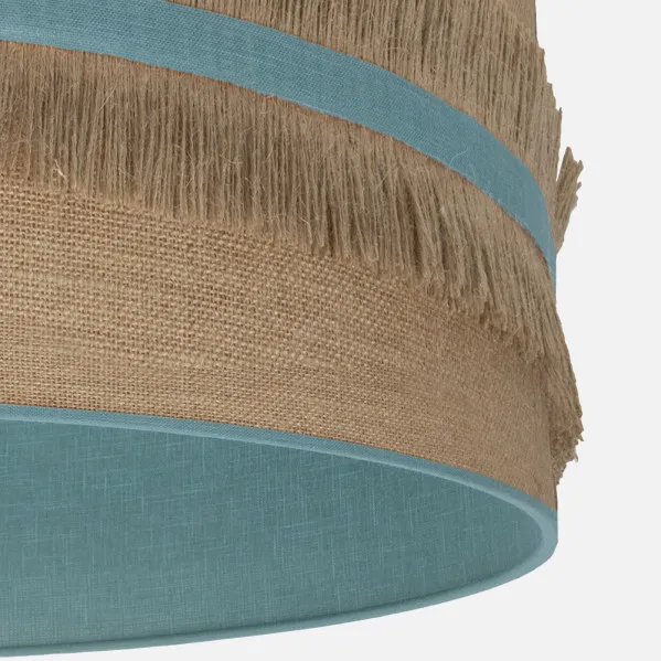 Table lamp Natalia 1xe14 Nickel/take-turquoise 43x17x17 Cm