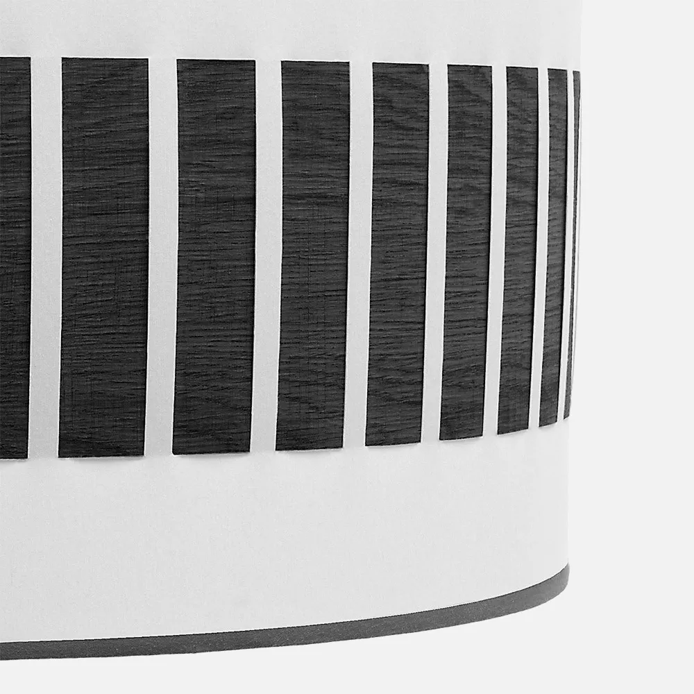 Colgante Ivanna 2xe27 Negro/blanco-madera Negra Regx50x50 Cm
