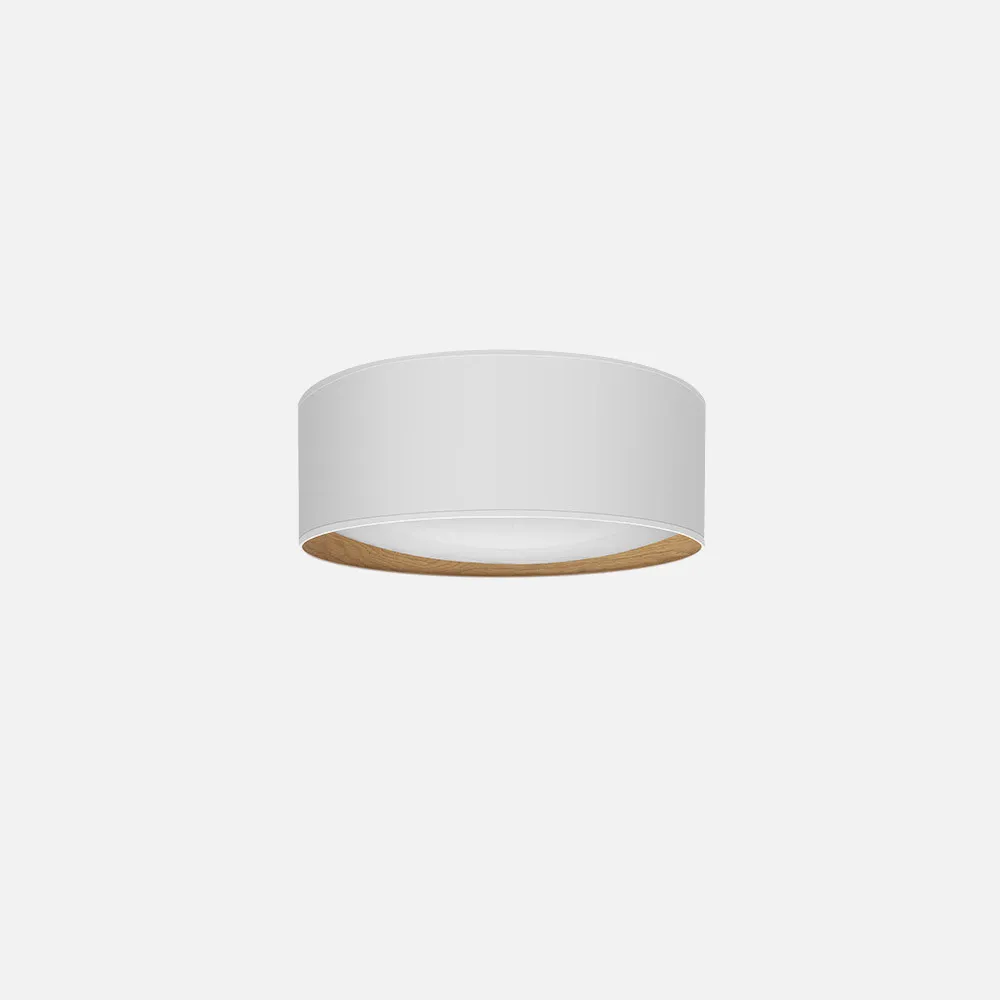 Plafon 48w Tania Blanco/madera Clara 14x40x40 Cm 3774lm 3000k,4000k,6500k 