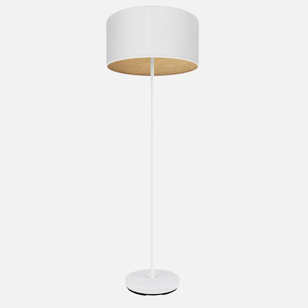 188341001 - Foot Living room Tania 1xe27 White/white-wood Clara 162x40x40 Cm