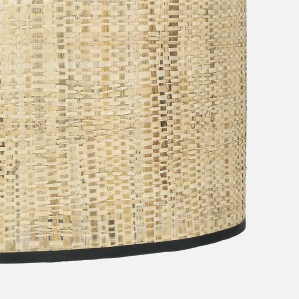 Fan Dc 24w Natasha Cane/black 70d 3 Sails 6vel. 2390lm 3 Remote Colours,memory,timer