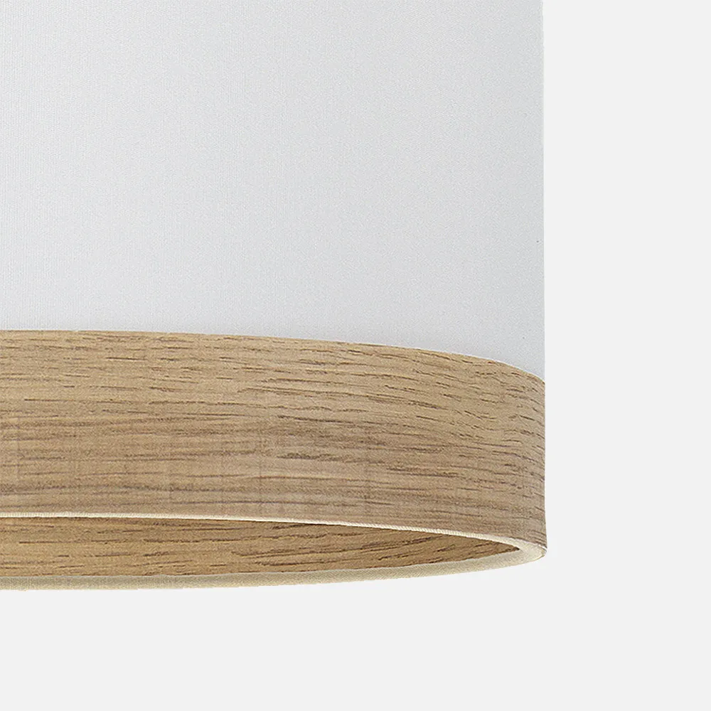Sobremesa Alto Olga 1xe27 Blanco/blanco-mad.clara  62x30x30 Cm