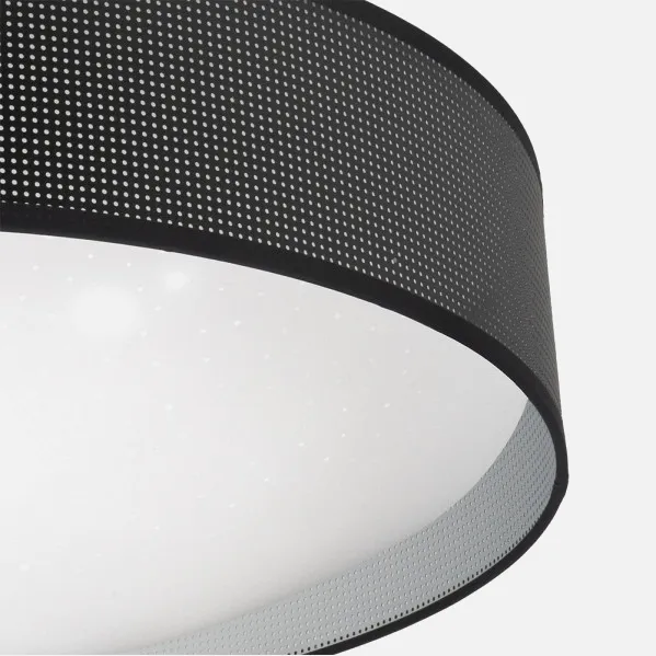 Plafon 96w Anastasia Negro/plata 7488lm 17x59x59 Cm 3000-4000-6500k