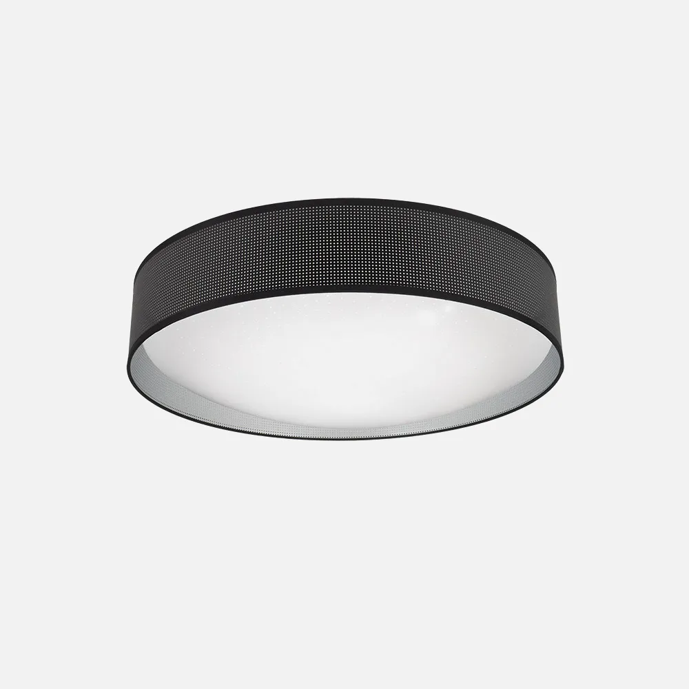 190186009 - Plafon 96w Anastasia Negro/plata 7488lm 17x59x59 Cm 3000-4000-6500k