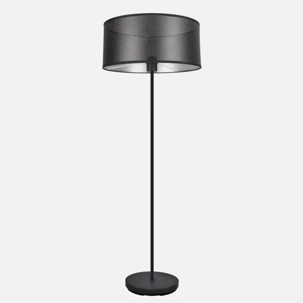 Foot Living room Anastasia 1xe27 Black/black-silver 159x40x40 Cm