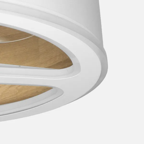 Ventilador Dc Tatiana 110w Blanco/mad.Clara 3 Aspas 62d 3000-4000-6000k 9350lm Remoto,memoria,temporizador