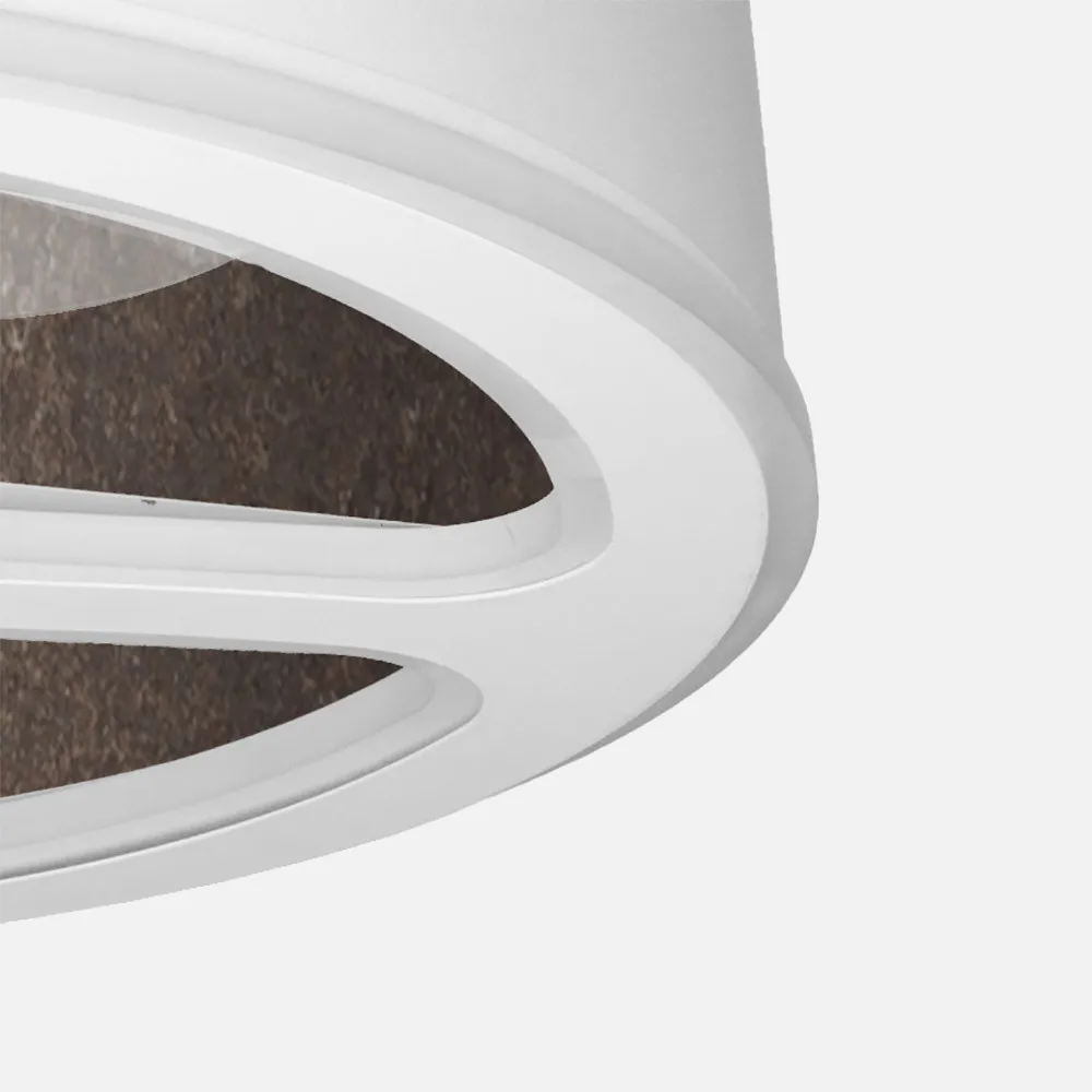 Ventilador Dc Tatiana 110w Blanco/oxido 3 Aspas 62d 3000-4000-6000k 9350lm Remoto,memoria,temporizador