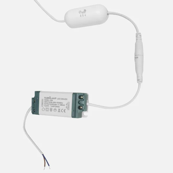 Downlight Superf.jade 18w 3000k-4000k-6500k Blanco 1620lm Redondo C/sensor Movimiento Crepuscular 3x22x22 Cm
