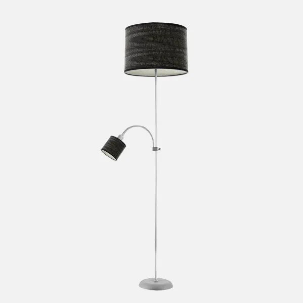 Silver/Wood Black
