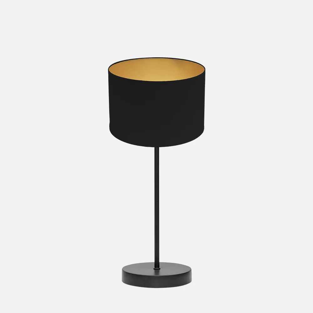 188671009 - Table lamp Anuska 1xe14 Black/black-gold 46x16x16 Cm