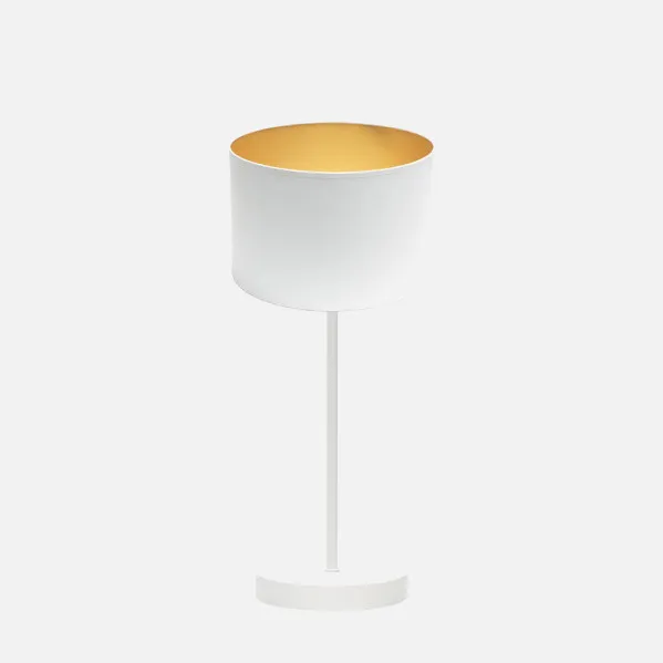 Table lamp Anuska 1xe14 White/white-gold 46x16x16 Cm