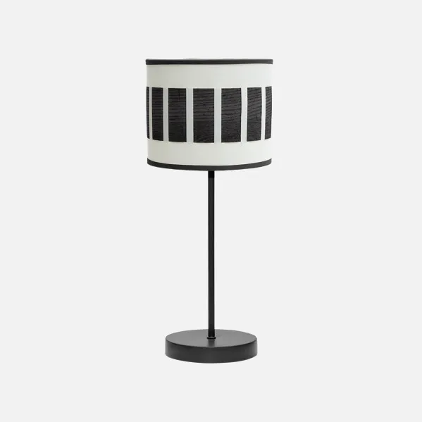 Blanco/Madera Negra