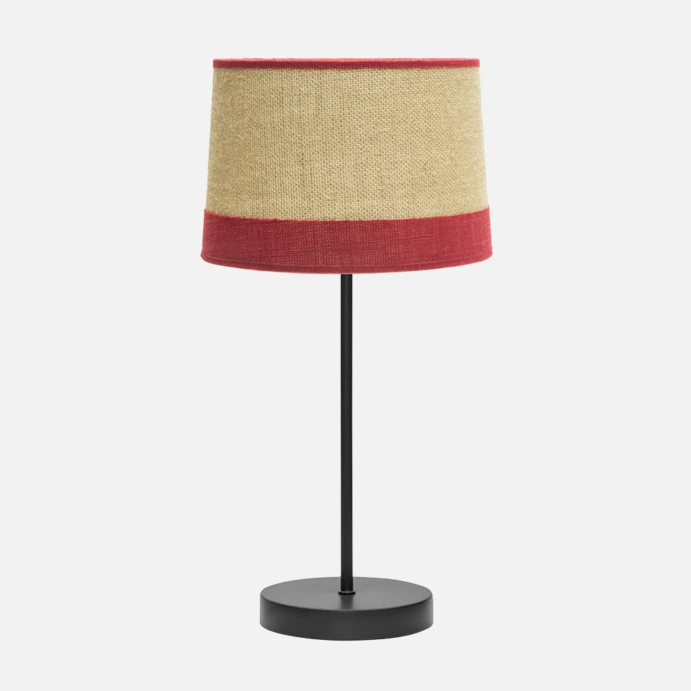 186671007 - Sobremesa Tietar 1xe14 Saco/rojo 44x22x22 Cm
