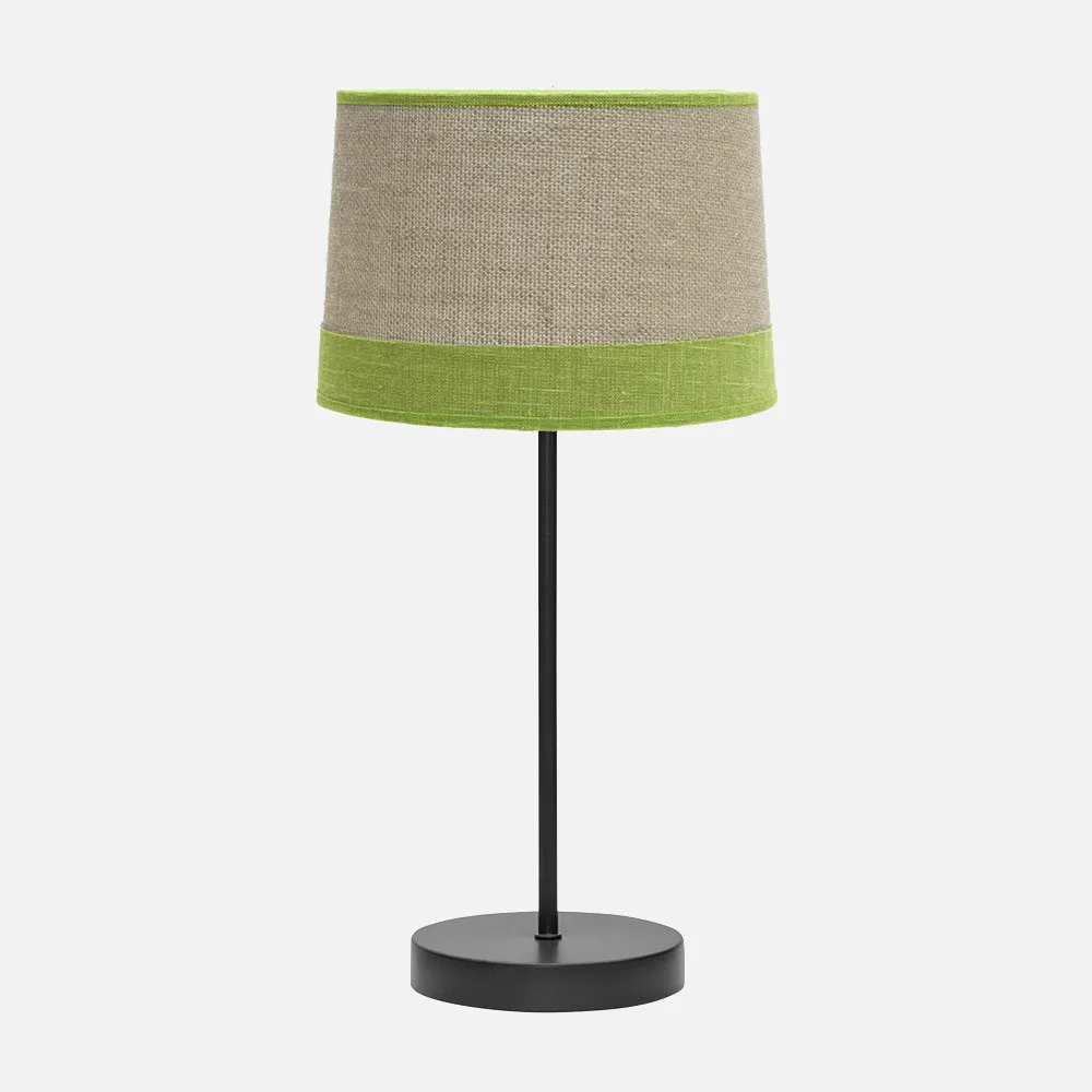 186671006 - Sobremesa Tietar 1xe14 Saco/verde 44x22x22 Cm