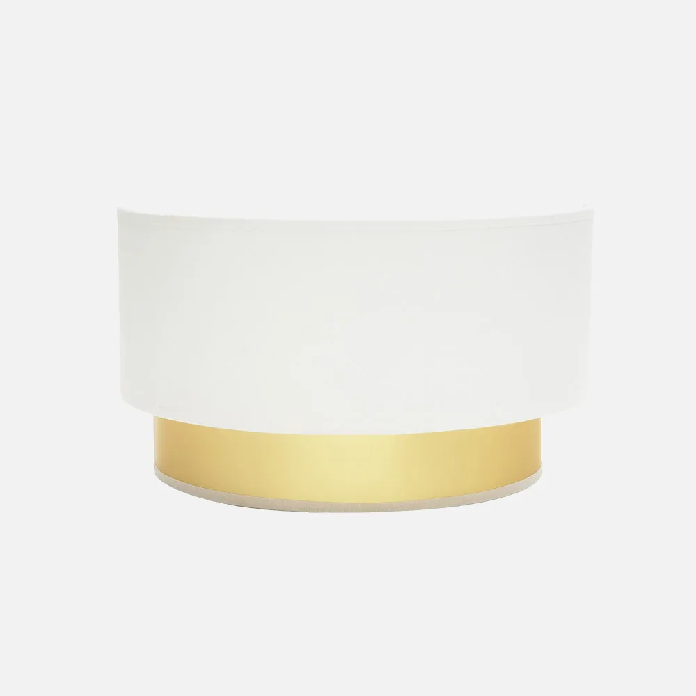 188661001 - Wall light Anuska 1xe27 White/gold 17x30x16 Cm