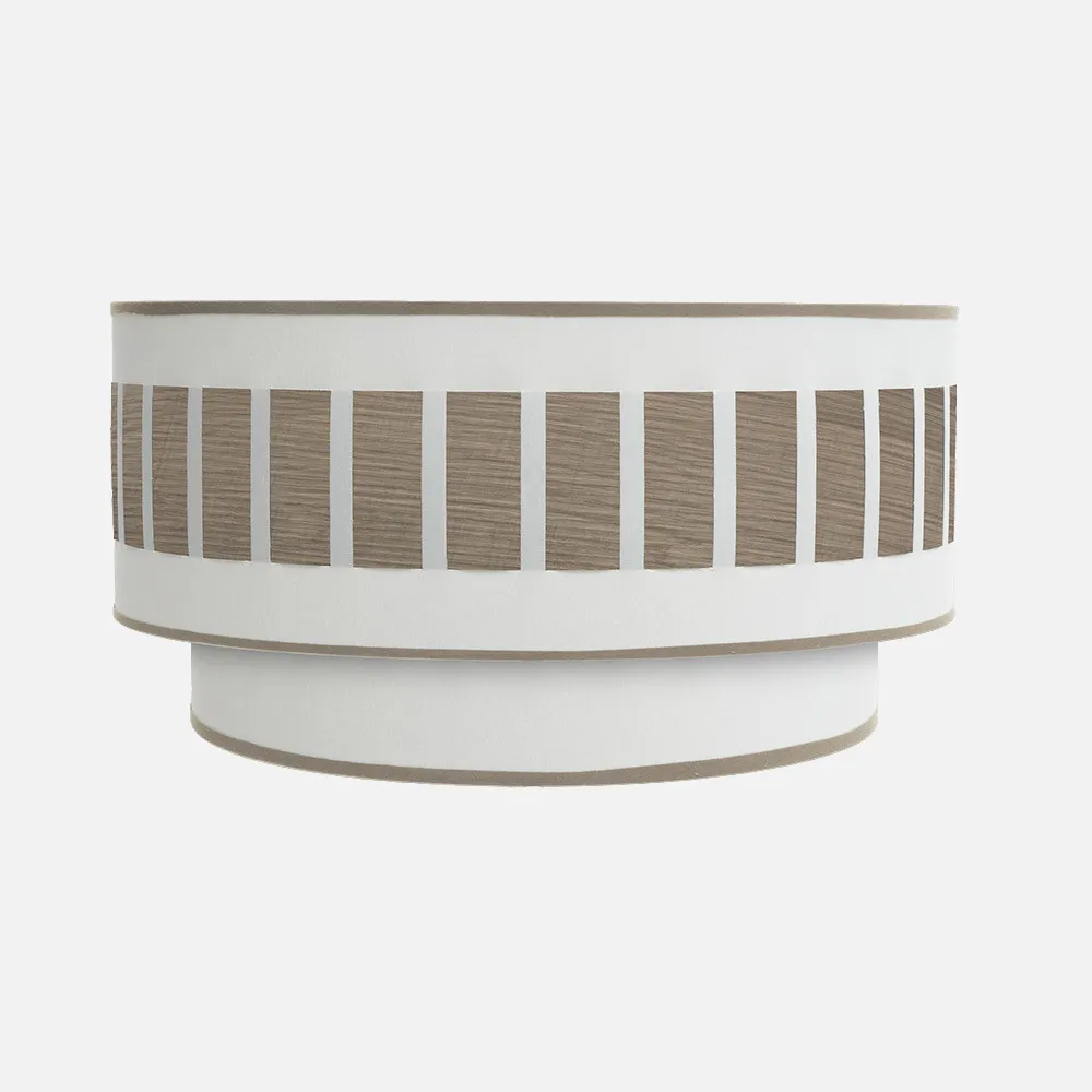 188461085 - Wall light Ivanna 1xe27 White-wood Clara 17x30x15 Cm