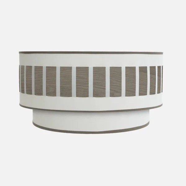 Blanco/Madera Gris