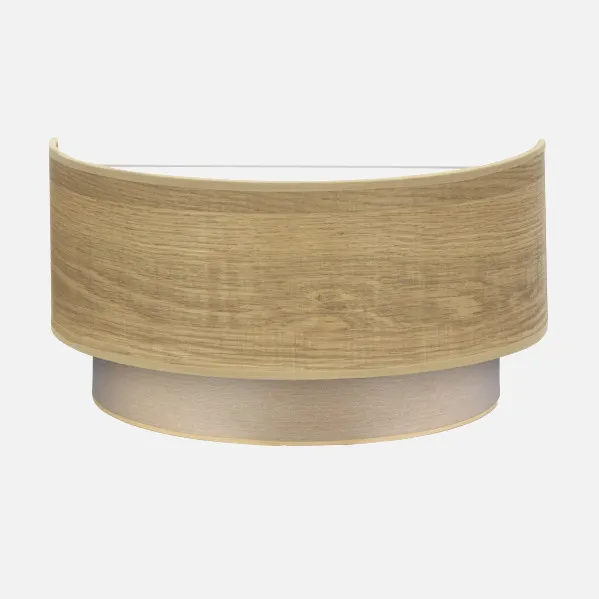 Aplique Tania 1xe27 Madera Clara 15x30x16 Cm