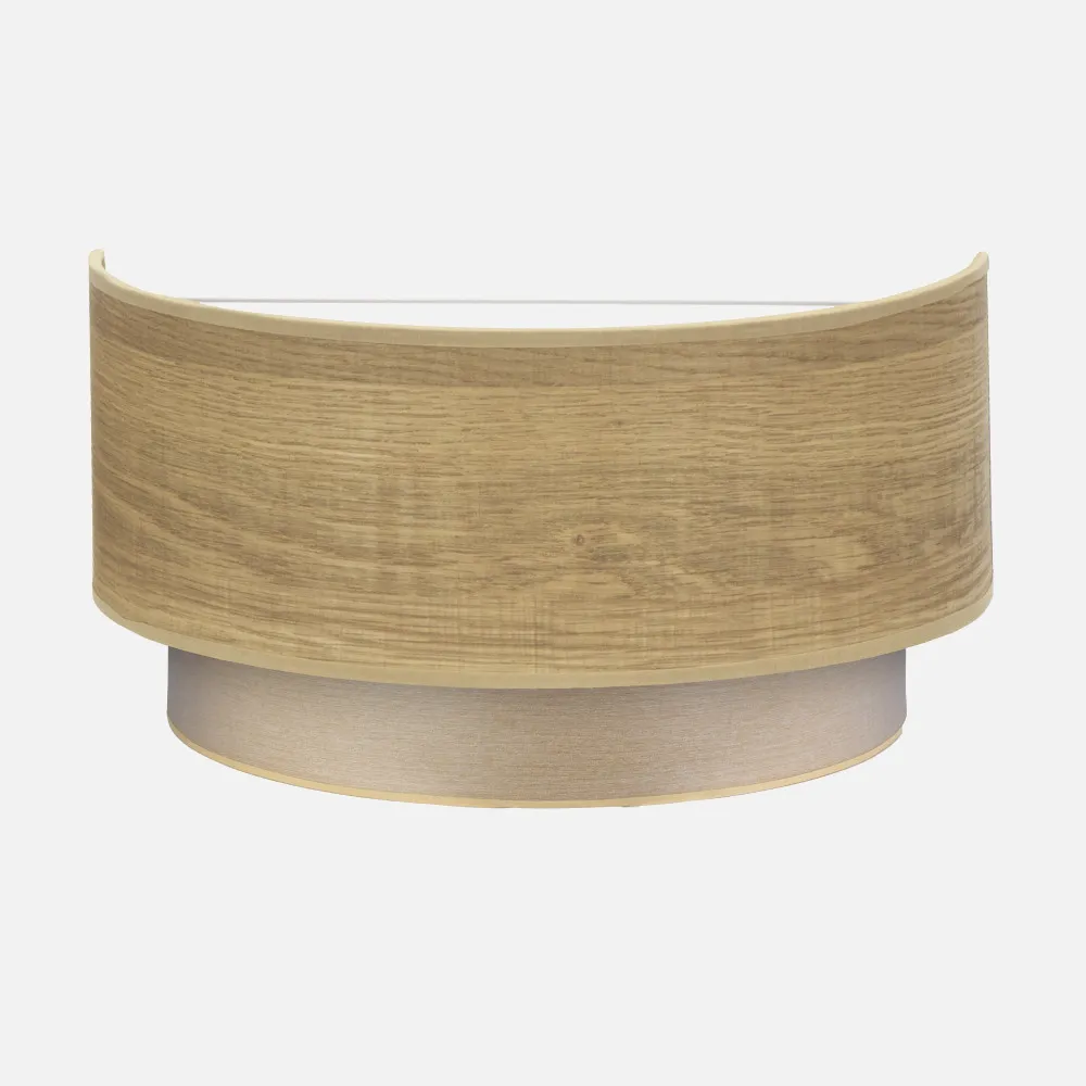 188361085 - Aplique Tania 1xe27 Madera Clara 15x30x16 Cm