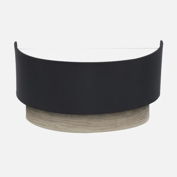 Negro/Madera Gris