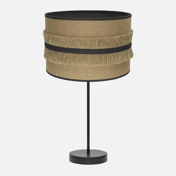 Table lamp Big Natalia 1xe27 Black/take-black 62x30x30 Cm
