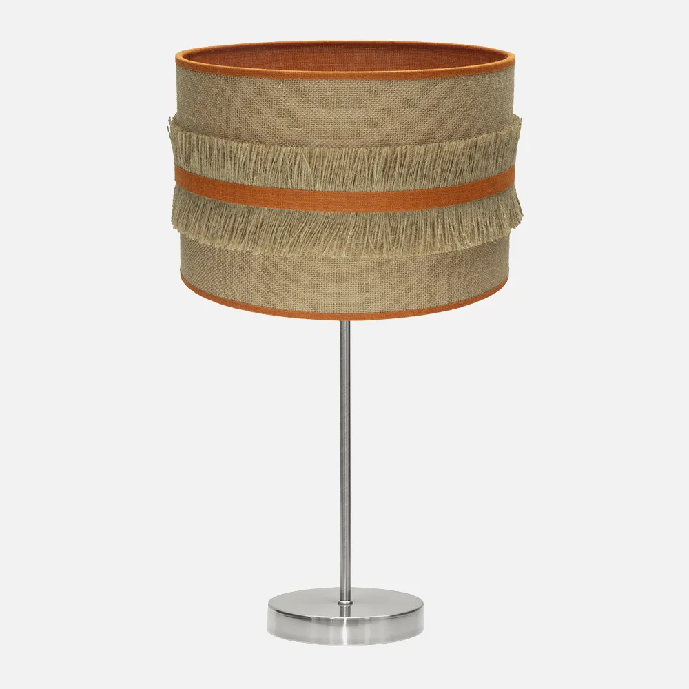 188571104 - Table lamp Grand Natalia 1xe27 Nickel/take-orange 62x30x30 Cm