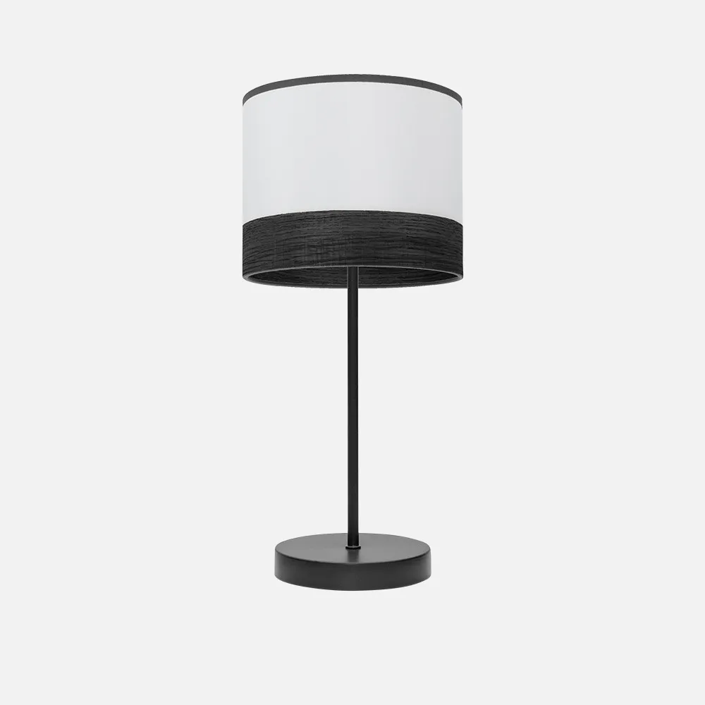 190071009 - Table lamp Olga 1xe14 Black/white-mad.black 42x18x18 Cm