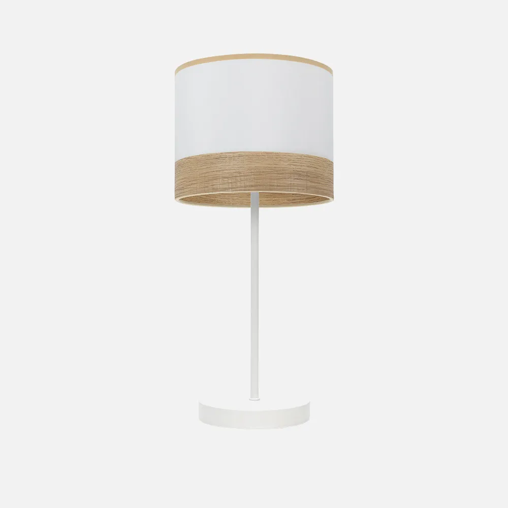 190071001 - Table lamp Olga 1xe14 White/white-mad.Clear 42x18x18 Cm