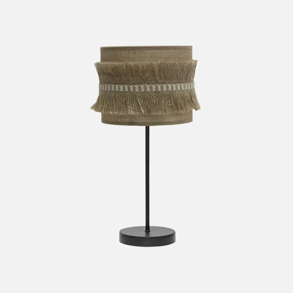 Table lamp Peq. Kala 1xe14 Black/take 43x17x17 Cm With Fringes