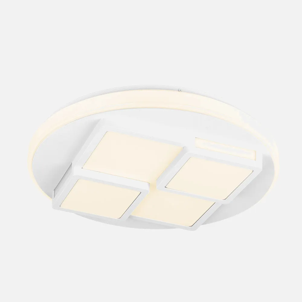 Plafon 96w Lavi 3000-4000-6500k 7488lm Blanco  8,5x49x49cm Remoto+reg.inten.+ Memoria