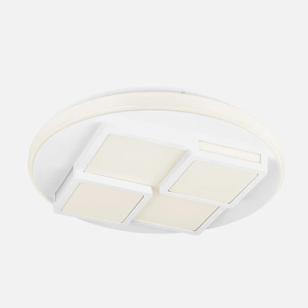 Plafon 96w Lavi 3000-4000-6500k 7488lm Blanco  8,5x49x49cm Remoto+reg.inten.+ Memoria