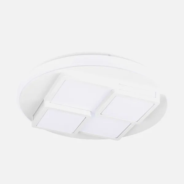 Plafon 96w Lavi 3000-4000-6500k 7488lm Blanco  8,5x49x49cm Remoto+reg.inten.+ Memoria