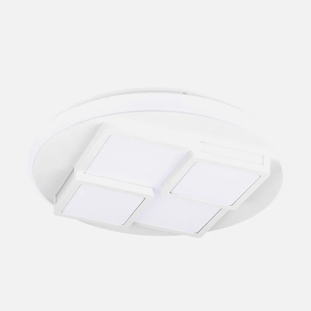 Plafon 96w Lavi 3000-4000-6500k 7488lm Blanco  8,5x49x49cm Remoto+reg.inten.+ Memoria