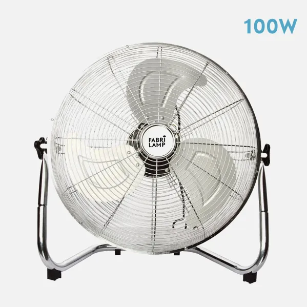 Ventilador Industrial Libis 100w Cromo 52d  3 Velocidades 54x56x22 Cm
