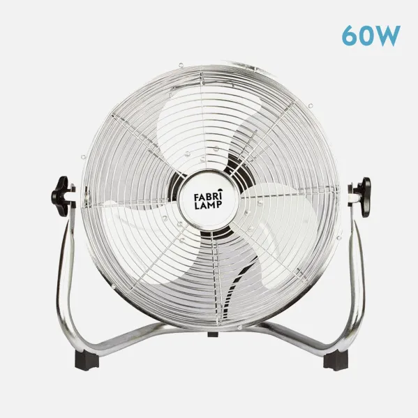 Industrial Fan Libis 60w Chrome 40d  3 Speeds 44x48,5x27,5 Cm