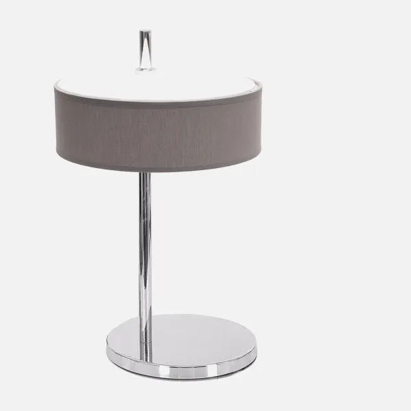 Sobremesa Haiti 1xe14 Cromo/Topo 37x22x26 Cm