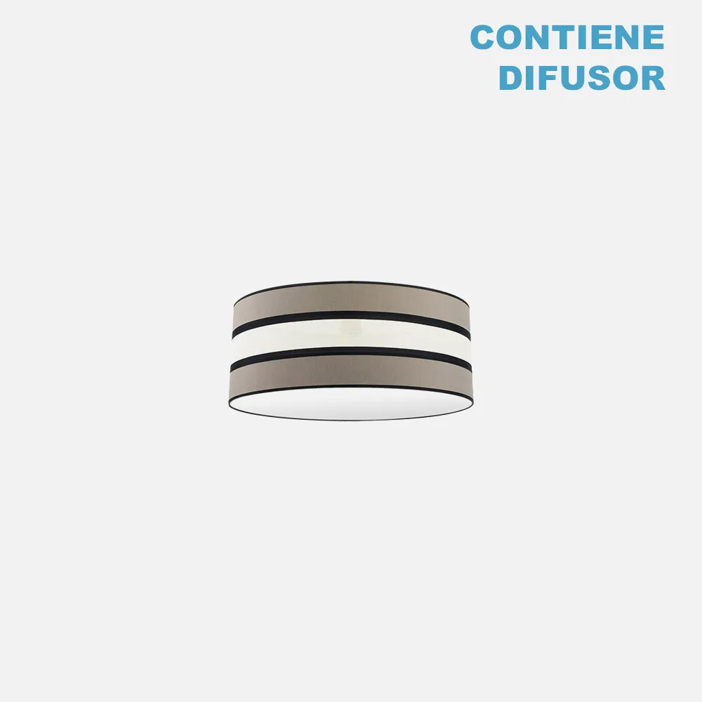 99.PA-171294058 - Lampshade Pendant light/P.Living room Karla E27 Mole/beige 40dx40dx21h
