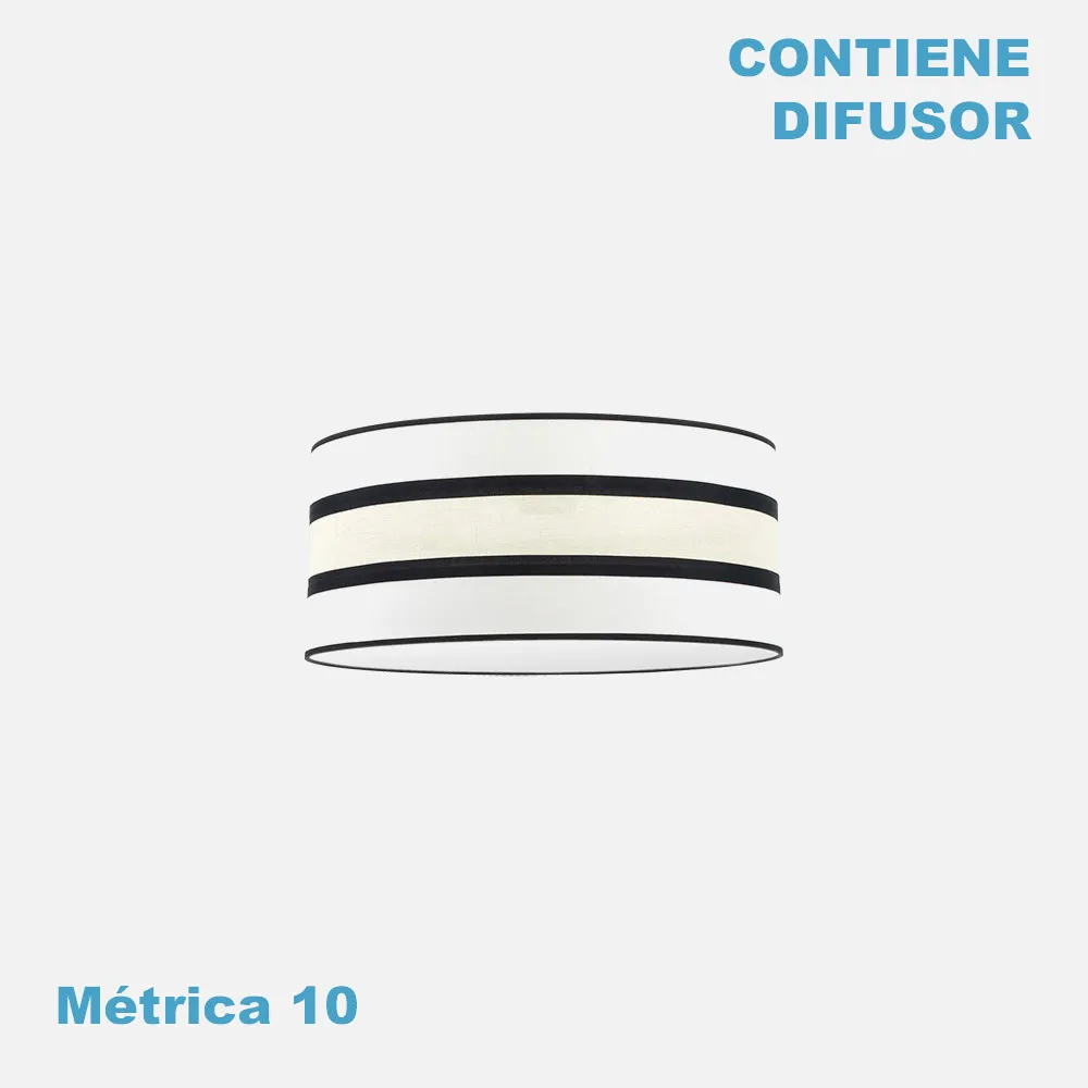 99.PA-171295001 - Lampshade Pendant light Karla M10 White/beige 50dx50dx22h Diffuser Included