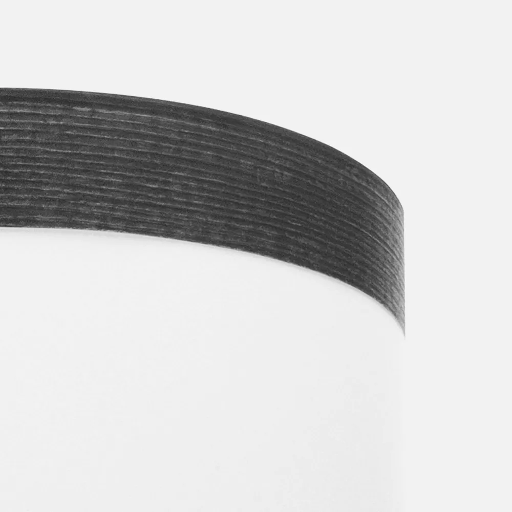 Pantalla Colgante Cloe M10 Blanca/madera-negra 50dx50dx22h Difusor Incluido