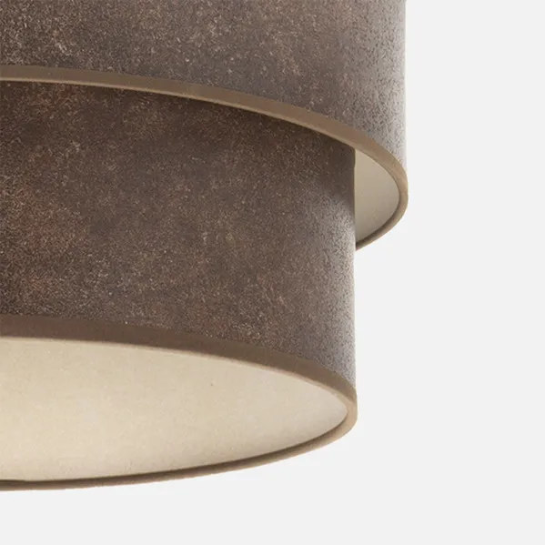 Lampshade Table lamp Double Smile E14 Oxide 18dx16dx16h
