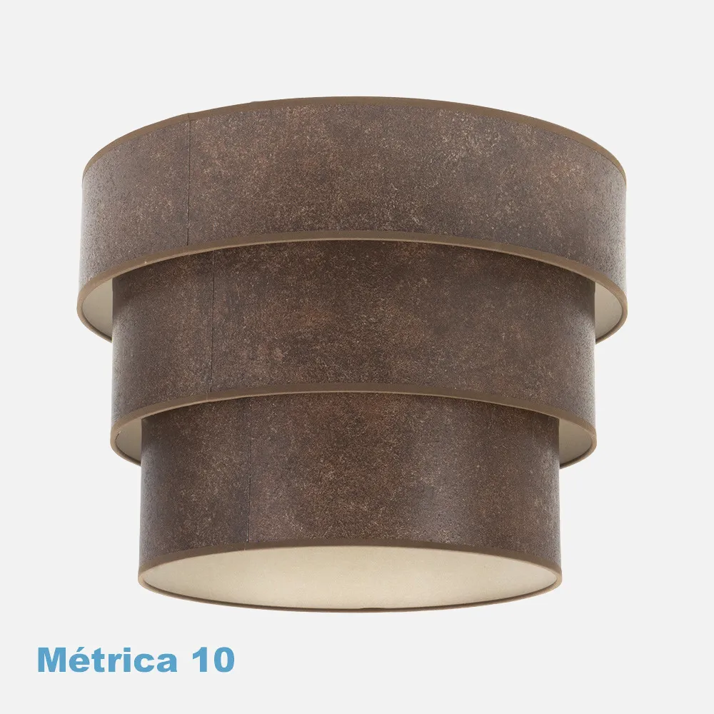 99.PA-175395017 - Lampshade Pendant light Triple Smile M10 Oxide 50dx40dx28h