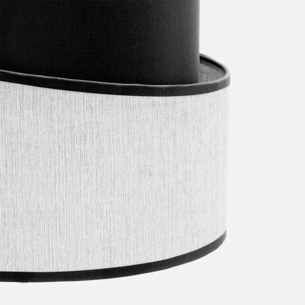 Lampshade Table Lamp Hara E14 White/Black 18dx16dx14h
