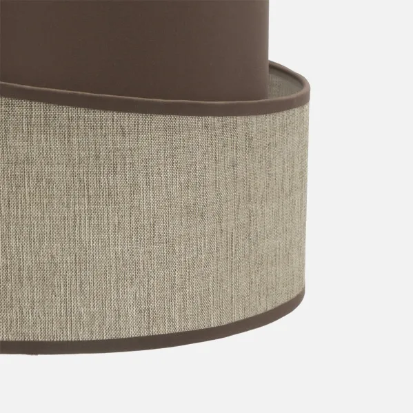 Lampshade Table lamp will do E14 Brown 18dx16dx14h