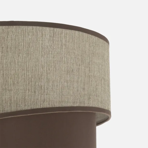 Lampshade Pendant light/sobrem Height will do E27 Brown 30dx25dx20h